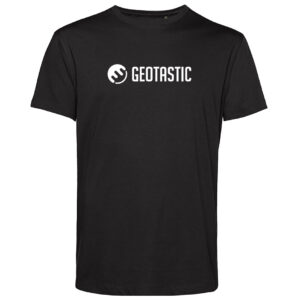 Geotastic Logo Black M - Organic T-Shirt [Perfect Condition]