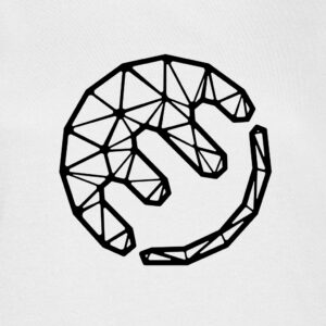 Geotastic Polygon Logo - Organic T-Shirt Women