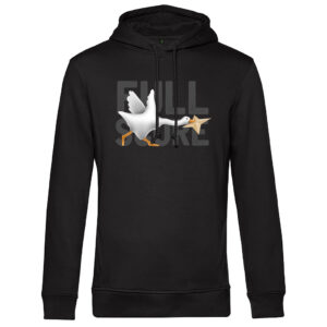 Full Score Goose - Organic hoody in black